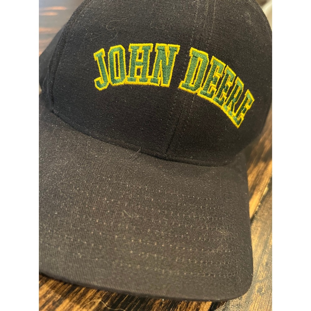 John Deere Baseball Cap Adjustable CYRK Nothing Runs Like A Deere Hat Embroidery